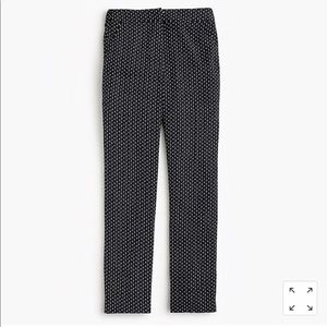 NWT J. Crew Easy pant in foulard print Size 4